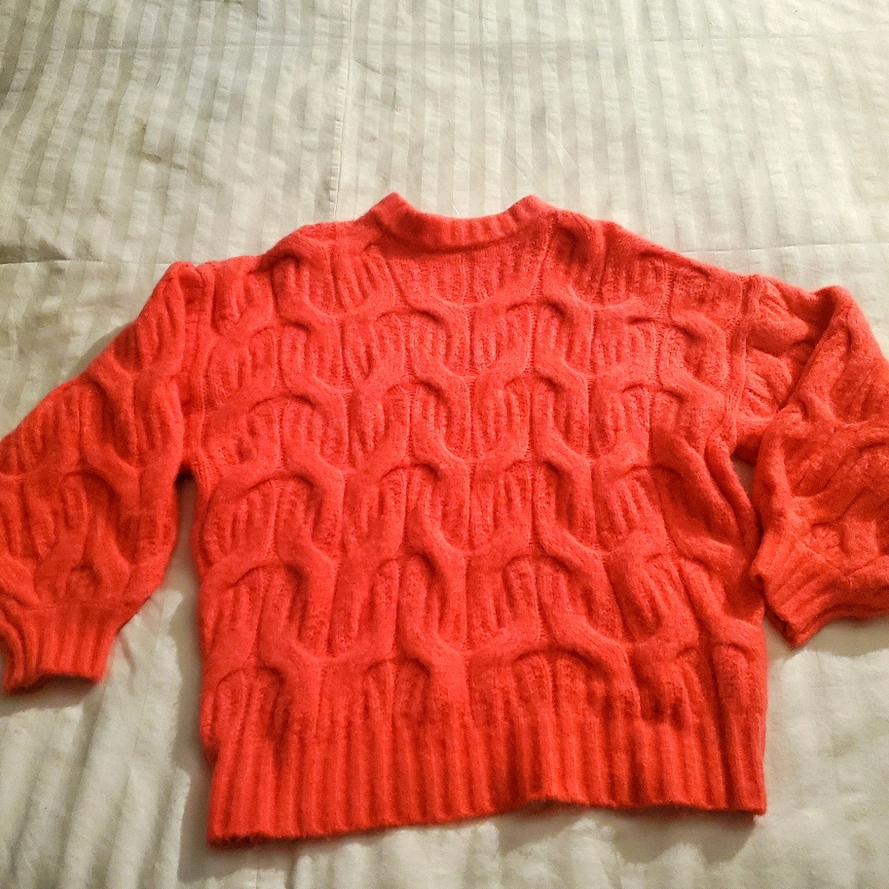 Coral sweater